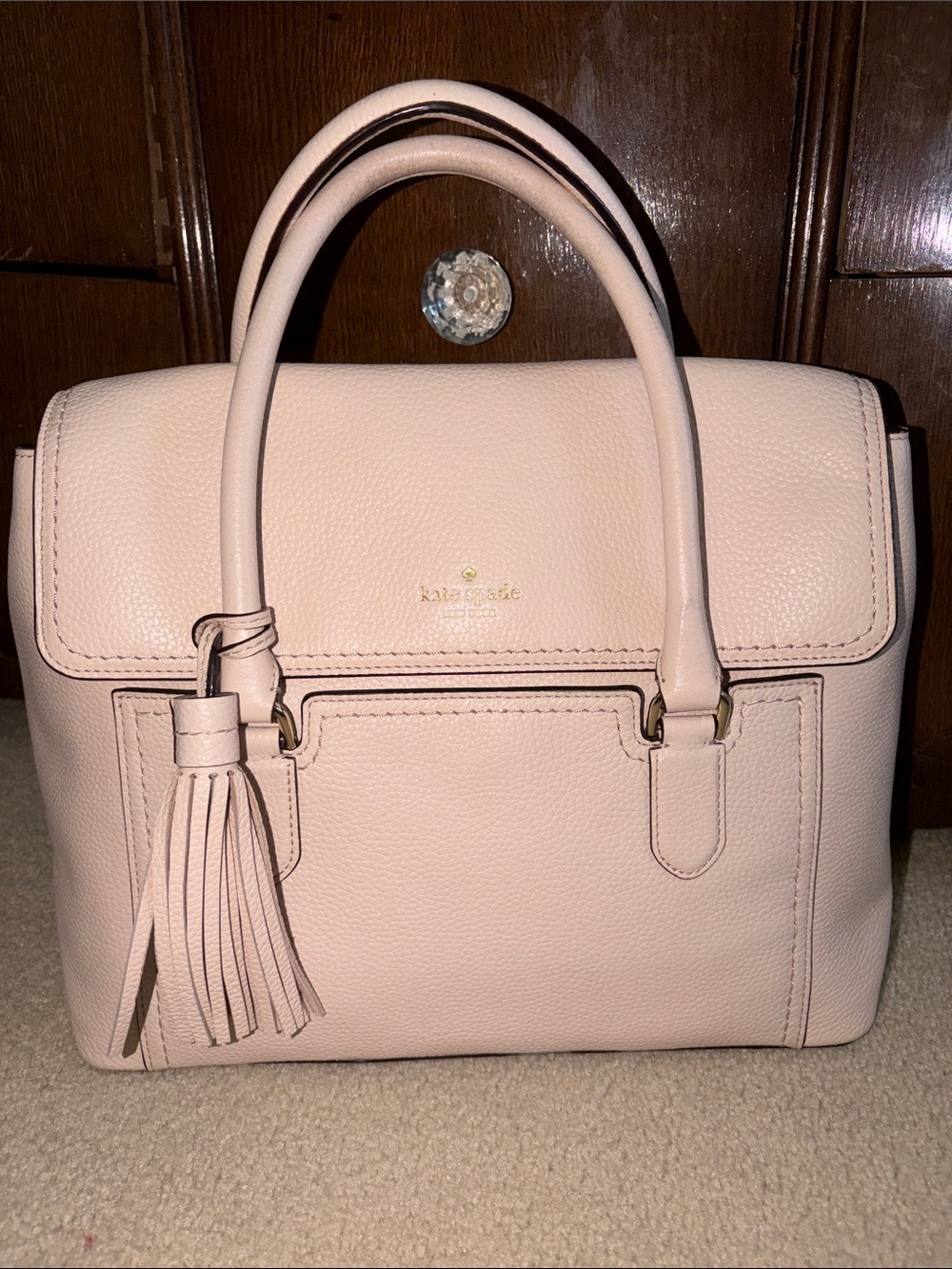 Kate spade Large Blush Leather Satchel